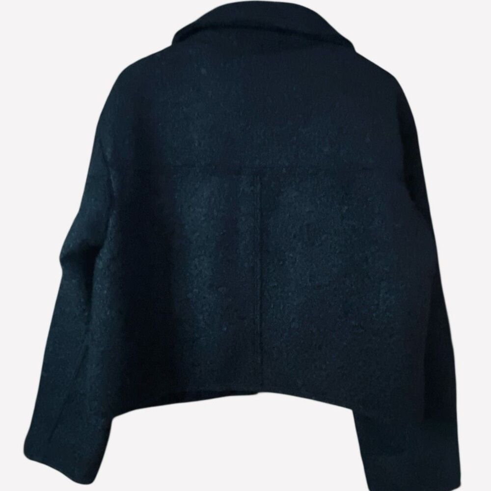 Love for Humanity Black Label Modern Glam Faux Fur Jacket Black Women M - Picture 4 of 6